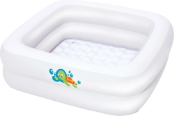 Bestway täispuhutav laste vann ja bassein 2-ühes BABY STEP 1-2-3 (86 × 86 cm)