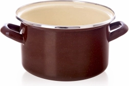 Emailpott BROWN 18 cm, 2 l