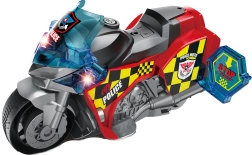 Police motorcycle with effects 25 cm