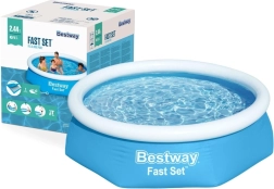 Täispuhutava ülemise servaga bassein 244 × 61 cm BESTWAY Fast Set