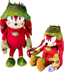 Plush Backpack SONIC PRIME Knuckles 43 cm