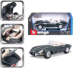 Bburago Jaguar E Cabriolet 1961 1:18 roheline