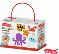 Kontuurpuzzle „Meri” – 5 pilti