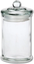 Glass food jar 330 ml with lid