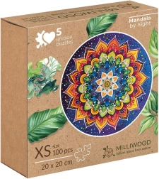 Alexander Night Mandala – wooden puzzle 100 pieces