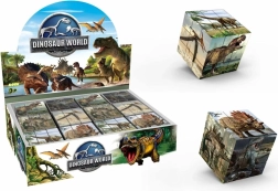 Dinosauruste motiividega puslekuubik 3x3x3
