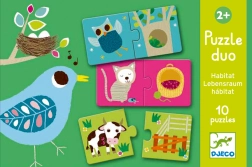 DJECO Loomade majakesed pusle 12x2 tükki