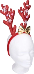 Carnival Headband with Horns and Bow