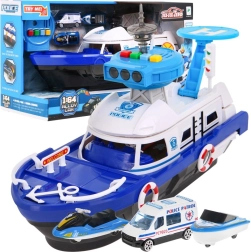 Interaktiivne politseipaat 2‑in‑1 hoiuruumi, tulede ja helidega