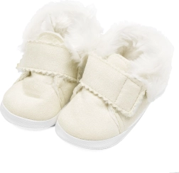 Laste talvised seemisnahast papud New Baby, beežid, 3–6 kuud