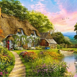 Puzzle 1500 pieces Countryside Cottage