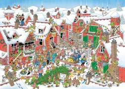 Puzzle JUMBO Jan van Haasteren – Santa küla, 1000 tükki