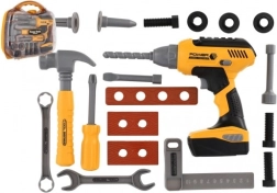 Laste tööriistakomplekt akudrelliga