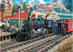 EUROGRAPHICS Puzzle Old Train Station 1000 Pieces