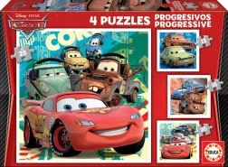 Educa Puzzle Cars 2 – 4-in-1 (12, 16, 20, 25 pieces)