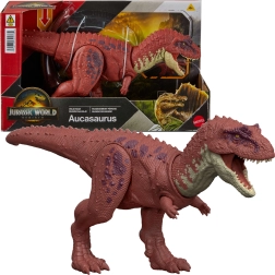 Jurassic World Rebirth Aucasaurus dinosaurusfiguur 32,5 cm – Wild Roar Mattelilt