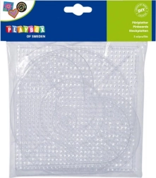 Playbox pegboards for fuse beads – large shapes, 3 pcs