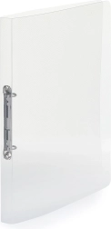 A4 ring binder Lines clear, 2-ring polypropylene