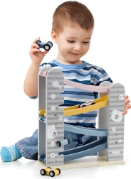 VIGA PolarB puidust võidusõiduraja komplekt väikestele autodele