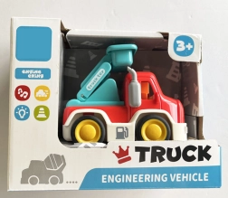 Interactive crane truck with lights and sounds