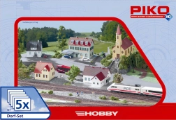 Piko Hobby hoonete komplekt Küla, 5 osa