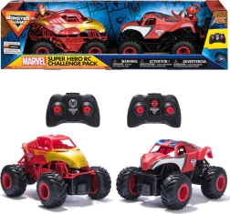 Monster Jam RC komplekt 2 autoga Marvel Super Hero Challenge 1:24