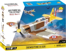 COBI Dewoitine D.520 lennukikomplekt (1:32), 335 detaili