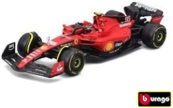 Metallmudel BBURAGO 1:43 FERRARI F1 SF-23 (2023) Carlos Sainz koos juhifiguuriga
