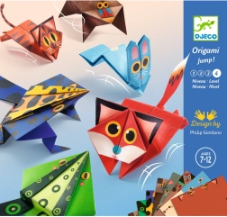 Origami hüppavad loomad DJECO