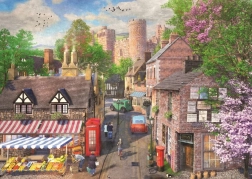 Ravensburger pusle „Maaliline tänav lossi juurde” 1000 tükki
