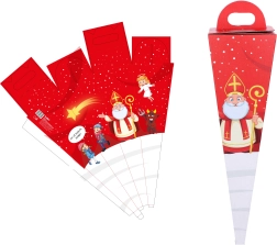 Jõuluvana punane kornett 50 cm