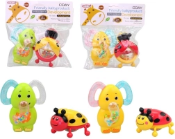 Baby Rattles, 2 pcs (12 × 9 cm)