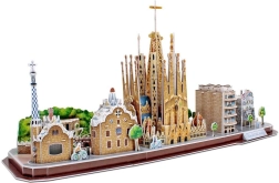 3D pusle CityLine panoraam Barcelona – 186 tükki