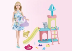 Nukk loomadega 30 cm