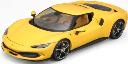 Bburago kollane Ferrari 296 GTB metallist automudel