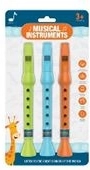 Set of Three Children's Flutes Animals