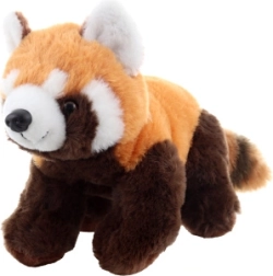 Pehme punane panda 23 cm