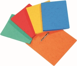 Pressboard A4 binder with two-ring mechanism, assorted colors