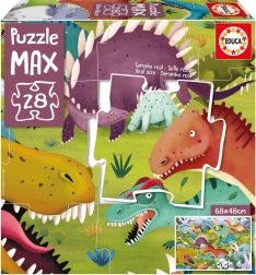 EDUCA Puzzle Dinosaurs 28 pieces
