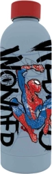 Roostevabast terasest pudel 3D SPIDERMAN-trükiga 500 ml