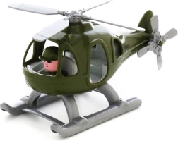 Välgu helikopter – sõjaväeline plastist helikopter Wader 29 cm