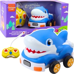 Fun Remote Control Car Shark in Blue Color