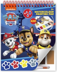 PAW Patrol spiral notebook with coloring pages and paints