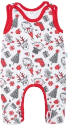 Cotton baby footed romper New Baby Christmas 68 (4–6 months)