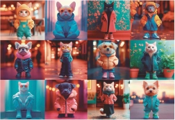 Fashion Animals Puzzle 200 Pieces