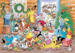 JUMBO puzzle Jan van Haasteren – Woolly Christmas Holidays 500 pieces