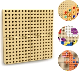 Masterkidz Wall-Mounted STEM Panel with Mounting Board 40 × 40 cm