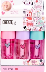 Shimmer Lip Oil for Kids CREATE IT! – Set of 3