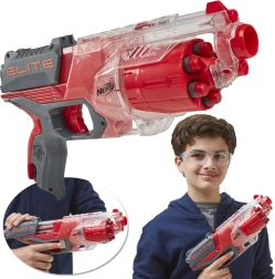 Nerf Elite Disruptor – punane blaster kuni 27 m laskekaugusega