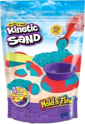Kinetic Sand Mold 'n Flow – 2 värvi ja 3 lisandit
